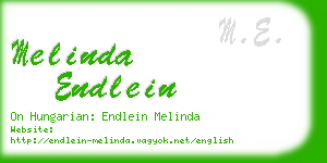 melinda endlein business card